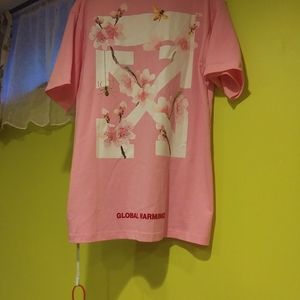 Men's off white global warming  t-shirt